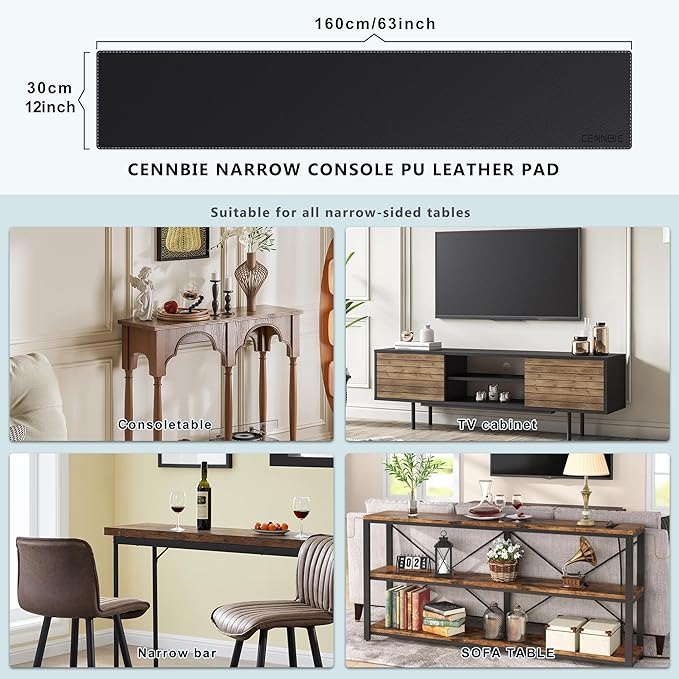 CENNBIE Console Table Leather Cover - Image 2
