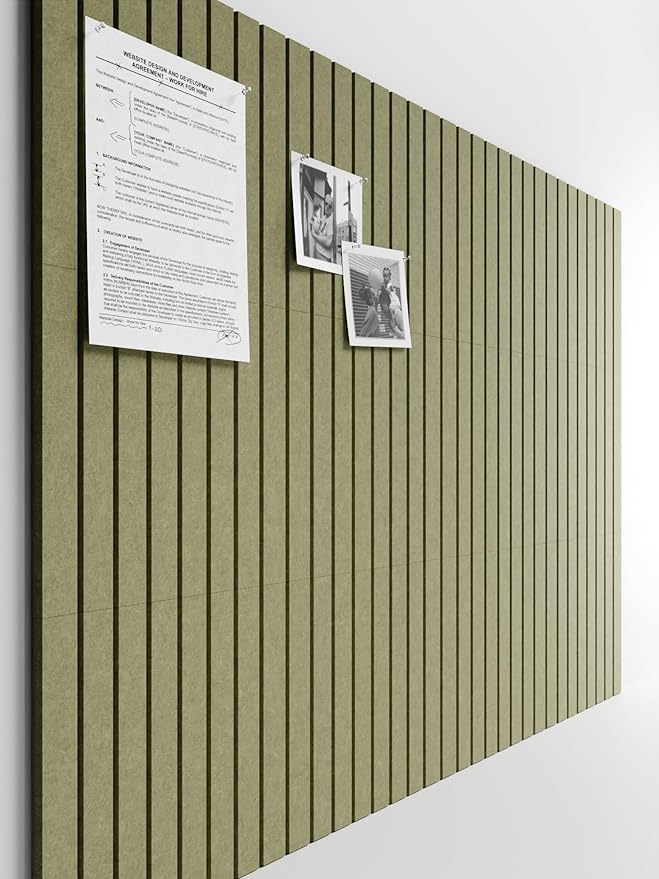 Bumusty Large Felt Bulletin Board 48" x 36" Cork Board Alternative-12 Pack by Bumusty
