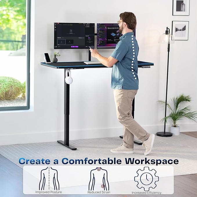 VIVO Electric 60 x 30 in Standing Desk - Image 4