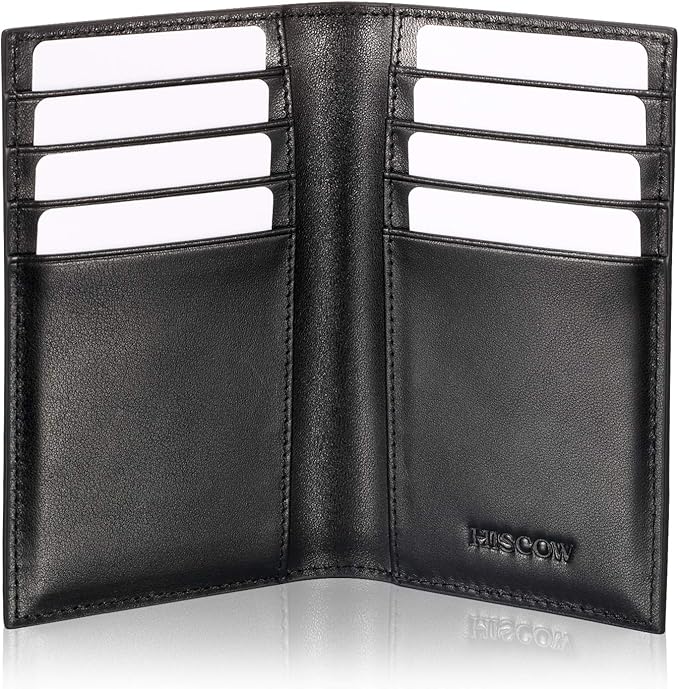 Slim Leather Credit Card Holder by HISCOW