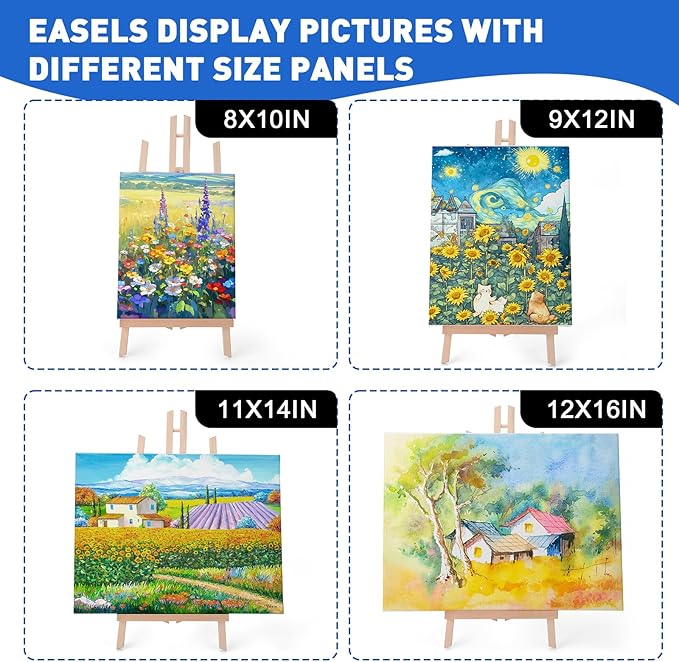 ESRICH 15pcs 17 Inch Tabletop Easels, Easel Stand - Image 6