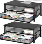 opnice computer monitor stand riser, desk organizer with, main product view