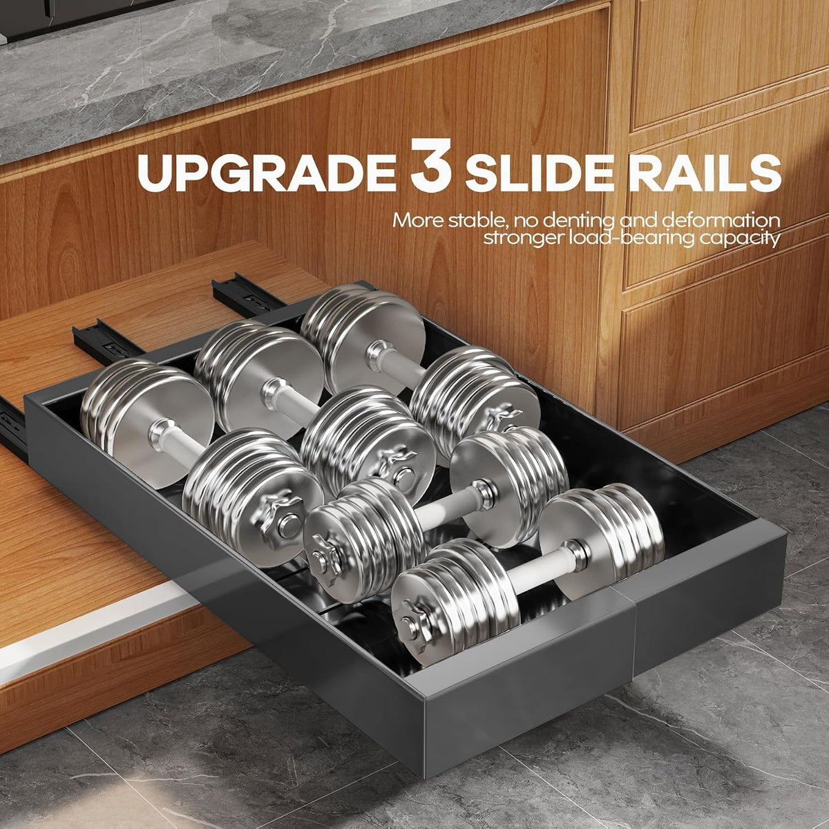 Seinloes 2 Pack Expandable (9"-14") Pull Out Cabinet Organizer 21&q...