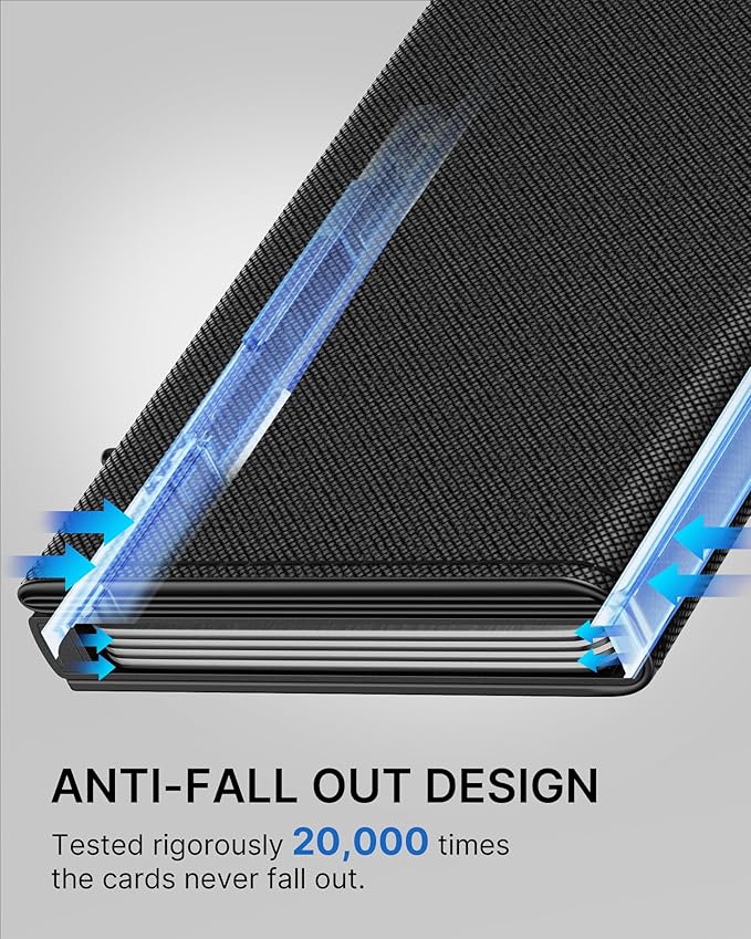 typecase Mens Wallet Card Holder: Pop Up Aluminum Case, Genuine Leather - Image 8
