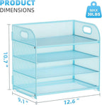 Marbrasse 4 Tier Paper Organizer Letter Tray - Image 3