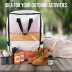 TAILI 2 Pack Clear Moving Bags w/Adjustable Backpack Straps, Moving Supplies - Image 8