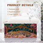 Exqcom Trendy Retro Leopard Pen Pencil Holder, Leopard Print Gifts - Image 6