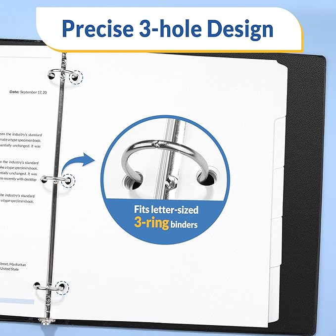 SUNEE Binder Dividers with Tabs - Image 3