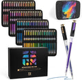 Retractable Glitter Gel Pens, 72 Colors Large Capacity Multicolor Glitter by ZSCM