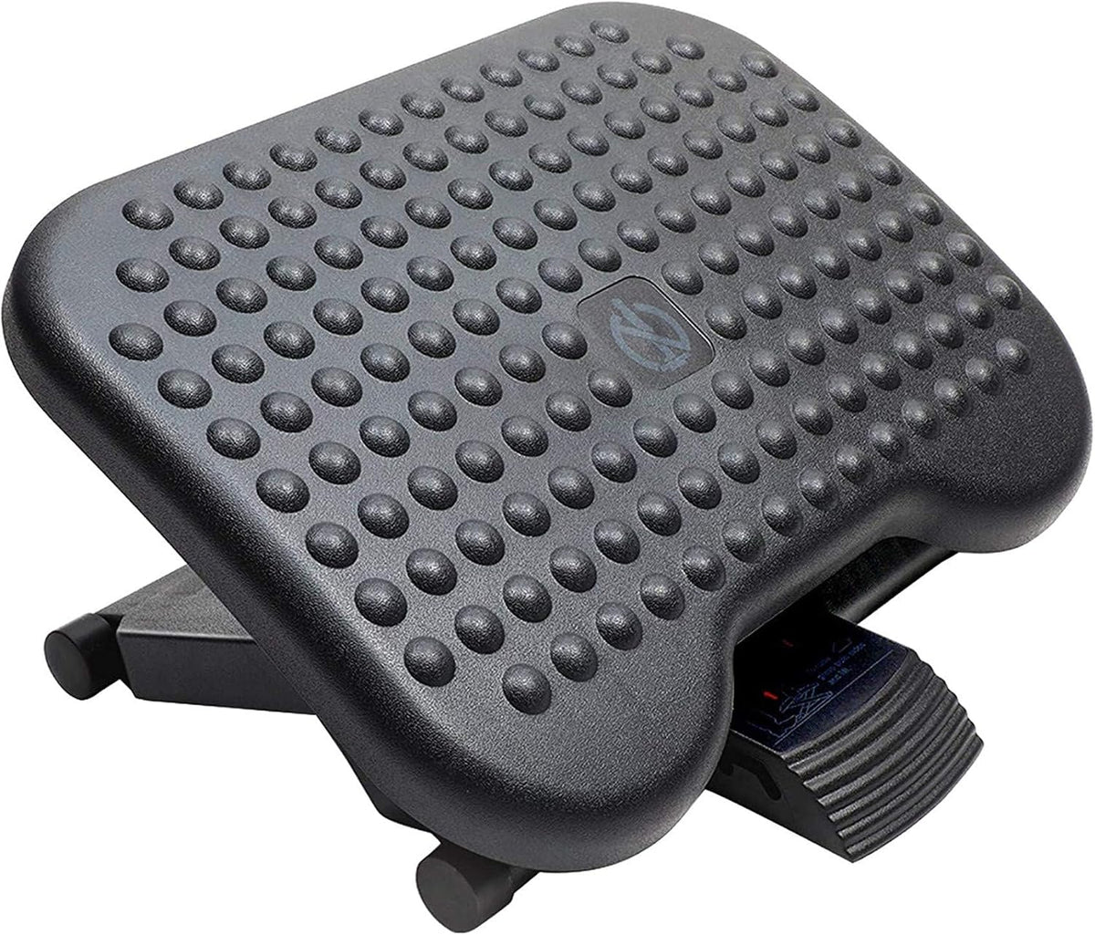 huanuo adjustable foot rest for under desk with, front angle view