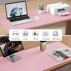 Aothia Leather Desk Pad Protector, Mouse Pad, Office Desk Mat, Non-Slip PU - Image 5