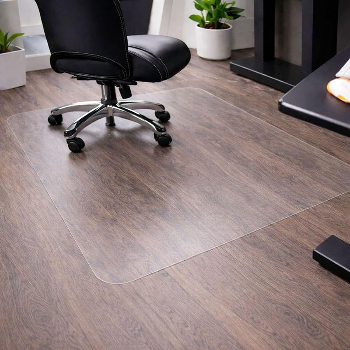 Marvelux Durable Polycarbonate Office Chair Mat for Hard Floors 36" x 48...