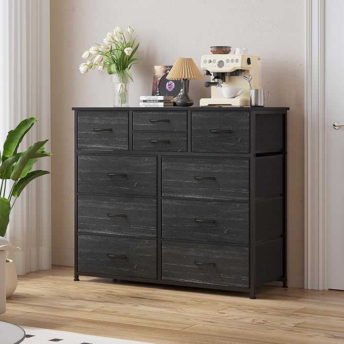 LUMTOK 10-Drawer Dresser, Fabric Dressers Drawers - Image 2