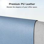 Aothia Leather Desk Pad Protector, Office Desk Mat, Large Mouse Pad, Laptop - Image 2