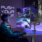 ARES WING Dual Monitor Arm Desk Mount - Image 8