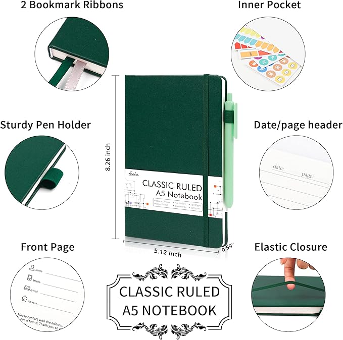 feela 12 Pack Notebooks Journals Bulk - Image 2
