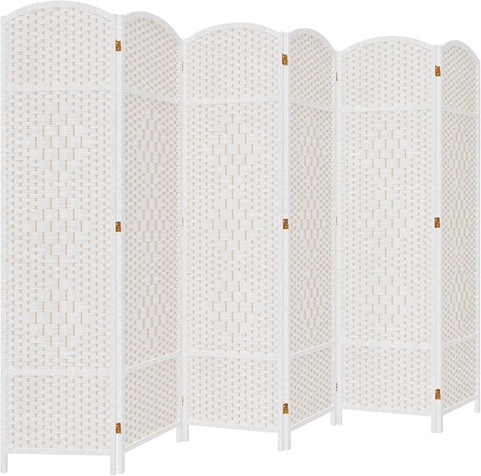 DURASPACE 6 Panel Room Divider, 6ft Tall Folding Privacy Screen, 360°Rotation by DURASPACE