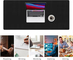 Mydours Extra Long PU Leather Desk Mat, 43.3" x 15.7", Waterproof Surface - Image 6