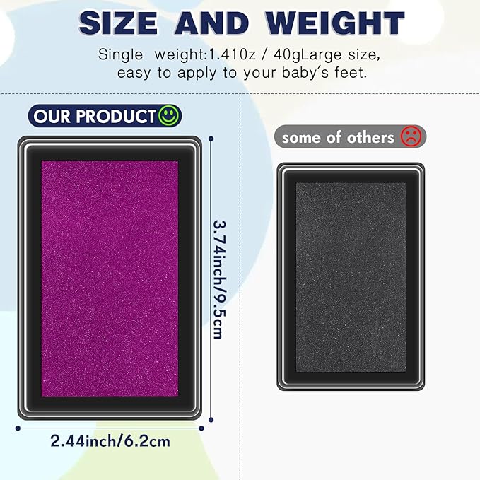Outus 6 Pieces Reusable Ink Pad - Image 2