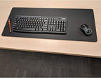 Black Leatherette 30" x 12.5" Keyboard/Mouse Desk Mat - Image 9