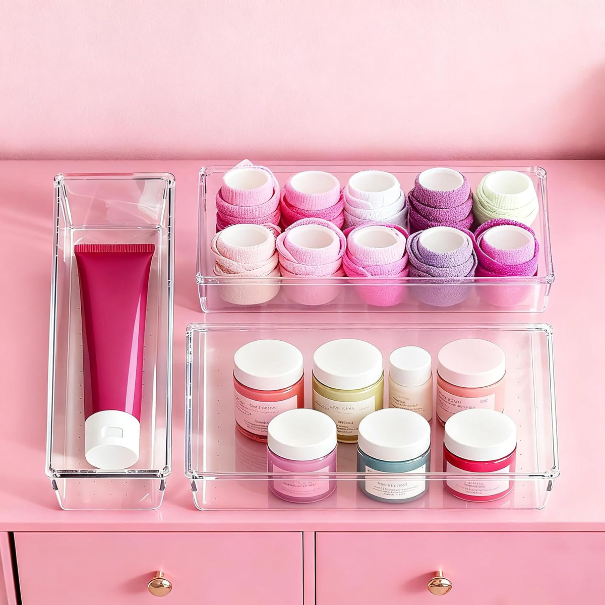 criusia large drawer organizer bins 26 pack |, package contents
