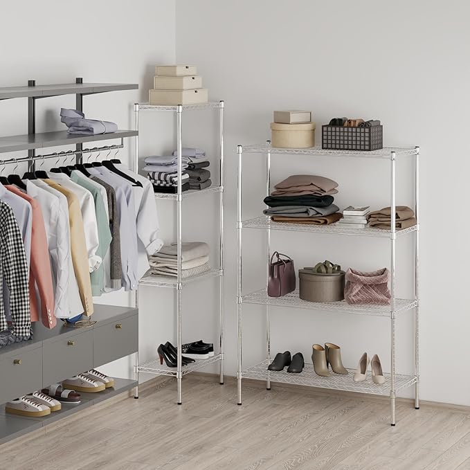 Regal Altair 21" Deep x 42" Wide x 64" Height Wire Shelving Kit | 4-Tier | NSF - Image 7