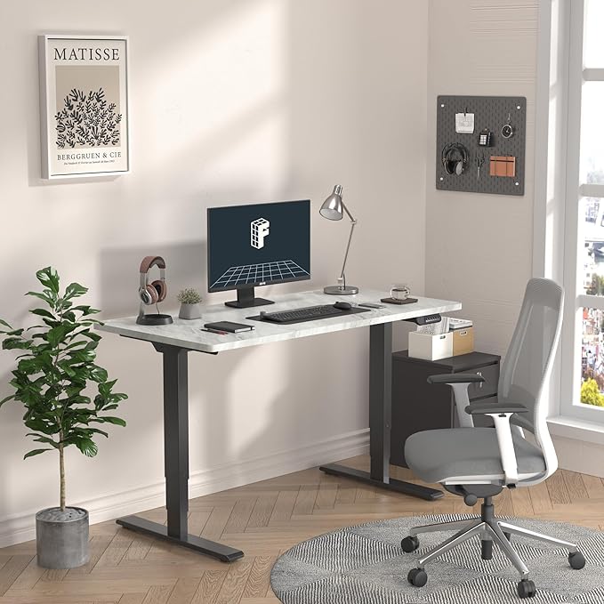 FLEXISPOT E6 3-Stage Dual Motor Electric Standing Desk 48 x 30 Sit Stand Up Desk - Image 2