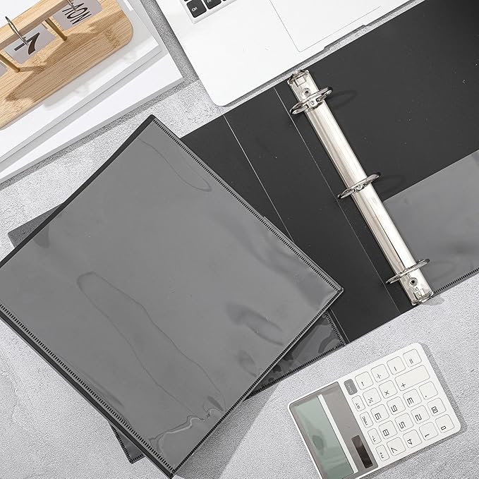 Henoyso 12 Pcs 3 Ring 2 Inch Binders Fits 8.5 x 11 Inch Letter Size Paper - Image 8