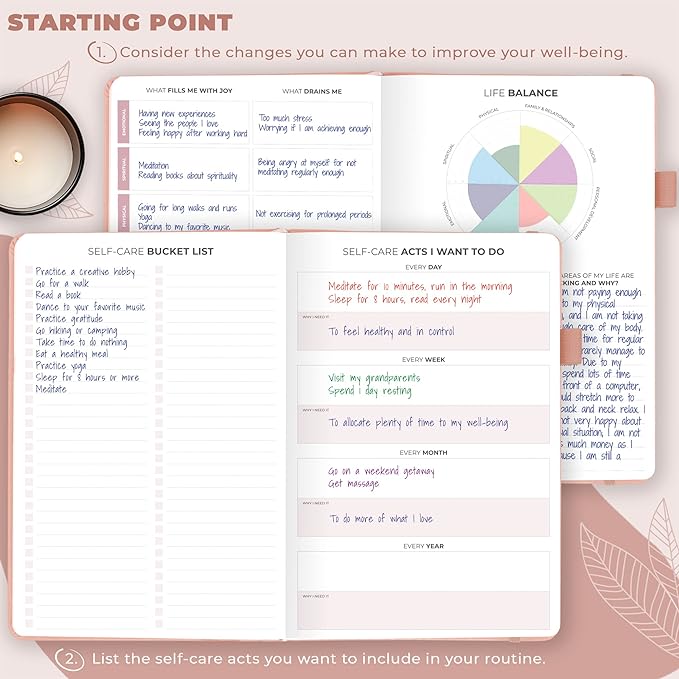 Clever Fox Self-Care Journal – Daily Reflection Notebook – Mental Health & - Image 2