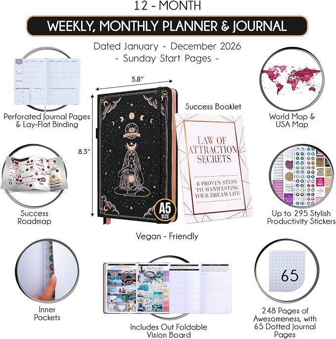 Law of Attraction Planner 2026 Deluxe - Image 2