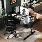 Agilestic Electric Standing Desk, L-Shaped 55 Inches Height Adjustable Desk - Image 2