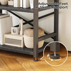 Homeiju Organization and Storage, Tall Bookcase - Image 7