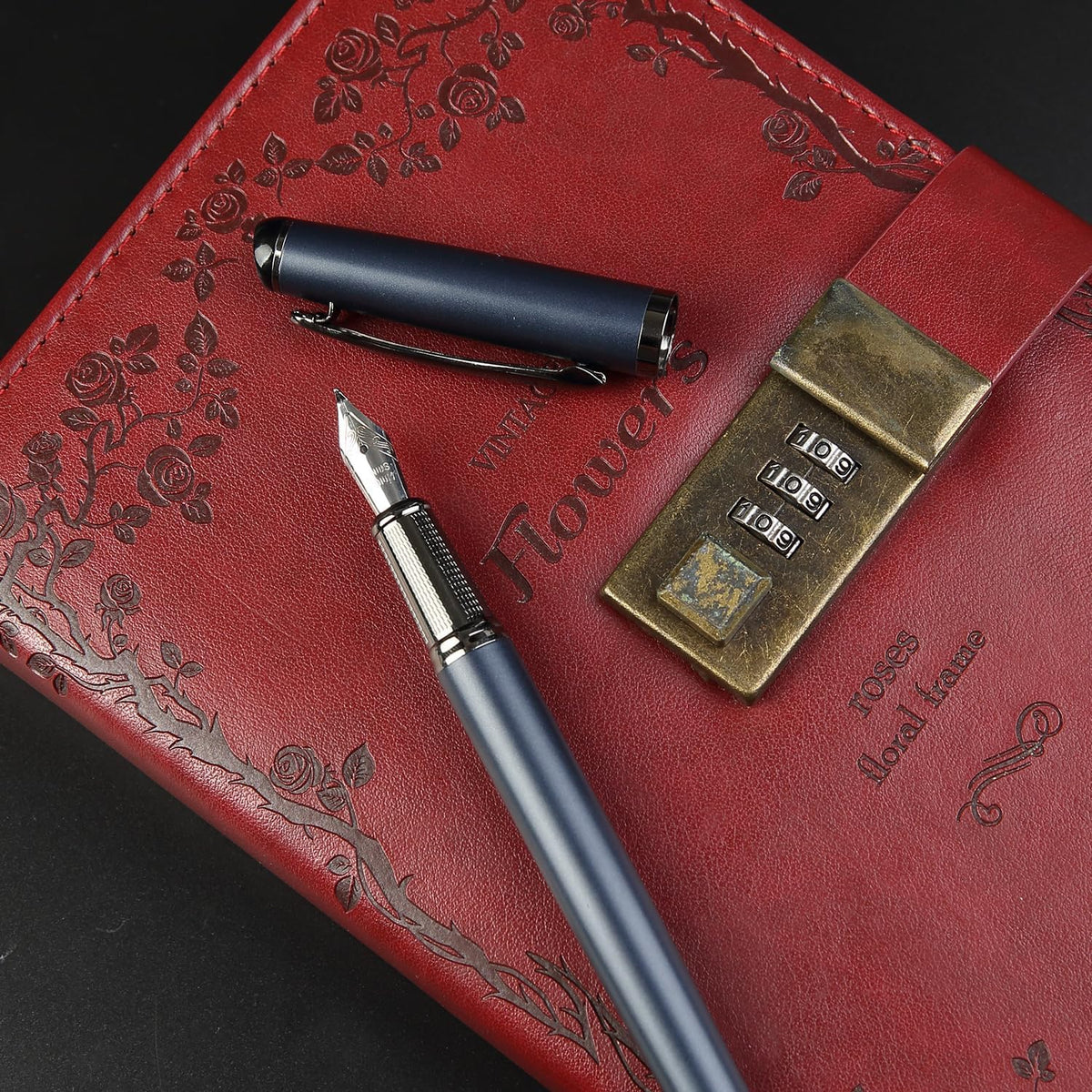 Calligraphy Fountain Pen Set - Includes 5 Nibs, Ink Bottle, Ink Refill Conver...