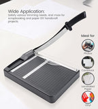 Paper Cutter, Paper Trimmer12" Cutting Length Heavy Duty Guillotine Paper Slicer - Image 6