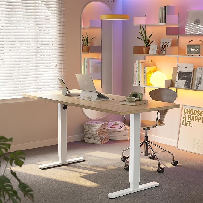 HUANUO 71 x 30 inch Electric Standing Desk Adjustable Height, 4 Memory Height - Image 2