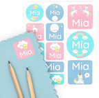 Large Name Labels for Kids by Teddylabels