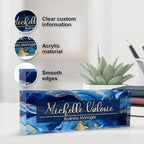 Personalized Name Plate for Desk, Custom Desk Name Plate, Acrylic Name Plate - Image 3