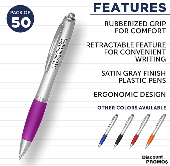 DISCOUNT PROMOS Personalized Ballpoint Pens - Image 2