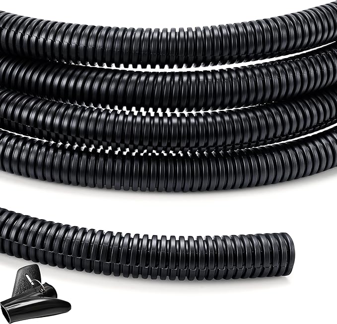 Wire Loom 1/2 inch 10ft, YCLYC Split Loom, Cord Protectors from Pets, Wire by YCLYC