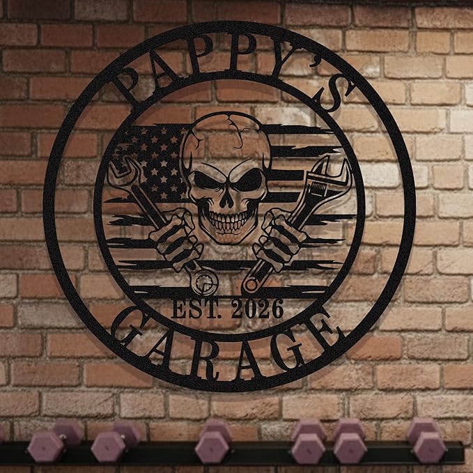 Personalized Garage Metal Sign - Image 4