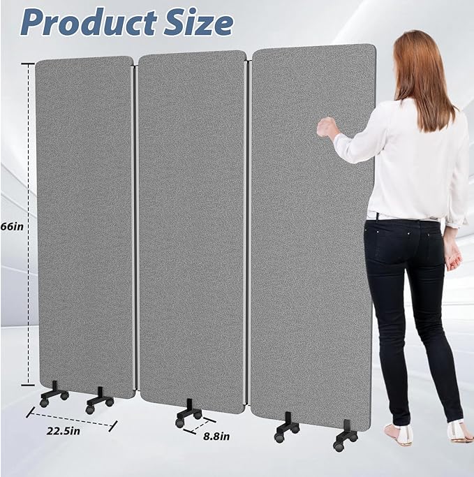 Acoustic Room Divider Privacy Panel - Image 6