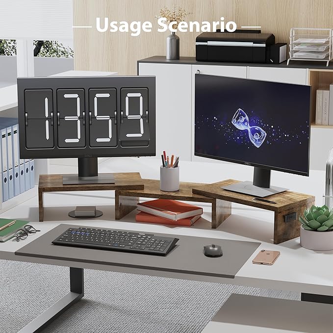 BONTEC Dual Monitor Stand Riser - Image 8