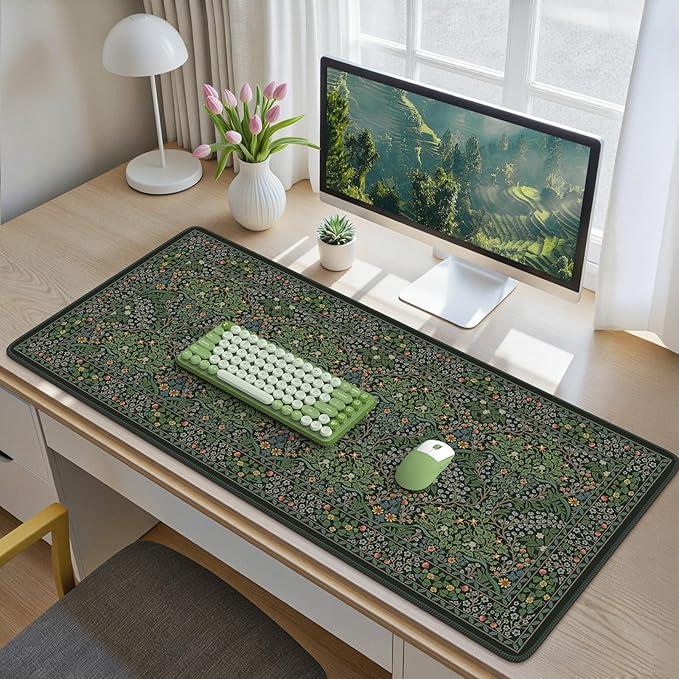 iCasso Big Mouse Pad, Desk Pad Mat, Full Desk Large Mousepad, Anti-Slip Smooth by iCasso