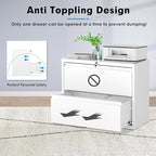 Pataku Lateral File Cabinet, 2 Drawer File Cabinet - Image 6