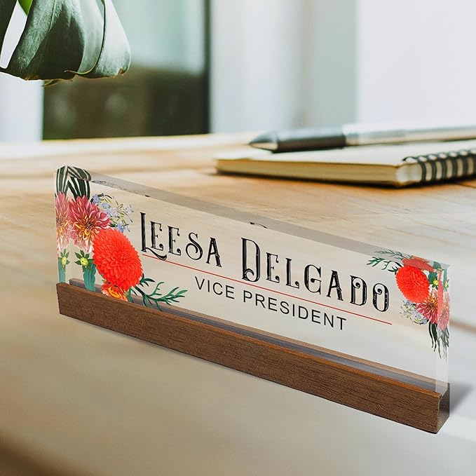 Artblox Office Personalized Name Plate - Image 2