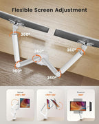 ErGear Dual Monitor Stand up to 32 inches Screen, Load-Bearing Max 22 lbs Each - Image 4