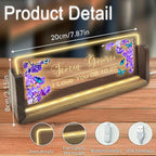 Personalized Light Up Acrylic Desk Name Plate Custom LED Name Plate - Image 3
