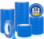 NEOACT 30 Rolls Blue Painters Tape 1 Inch Wide, 55 Yards Multi-Surface Bulk by NEOACT