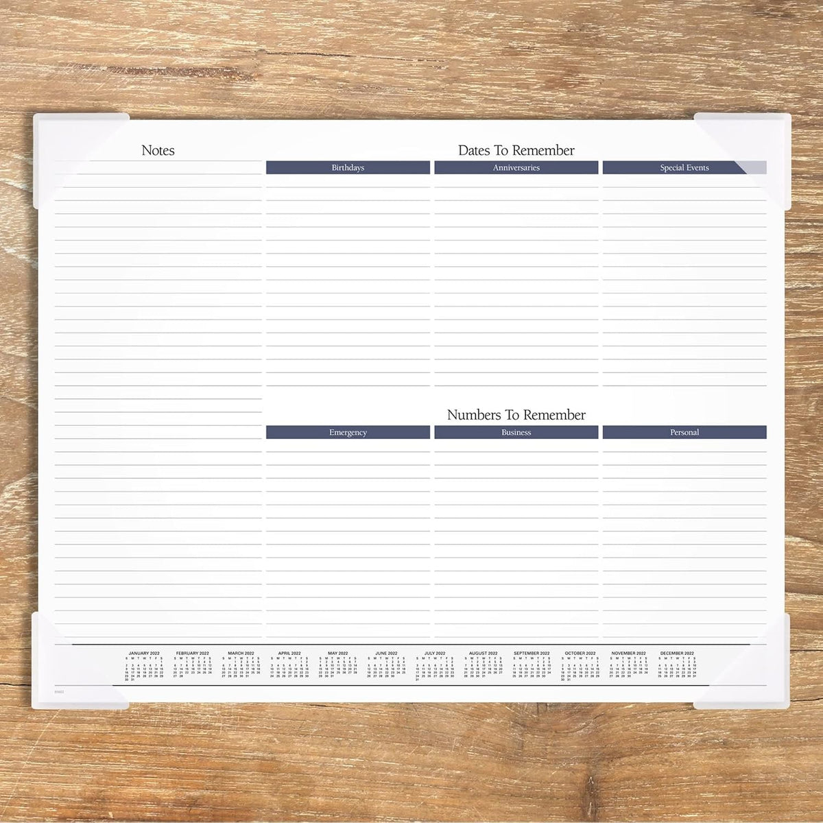 2022 Desk Calendar by AT-A-GLANCE, Monthly Desk Pad, 21-3/4" x 17",...