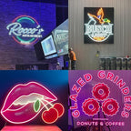Custom Neon Sign Logo, Personalized LED Shop Name Logo Sign - Image 3